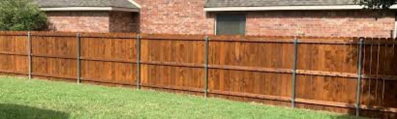 Cedar Privacy Fence in Sachse